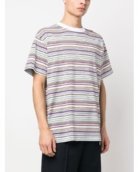 weißes bedrucktes T-Shirt mit einem Rundhalsausschnitt von Missoni