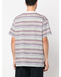 weißes bedrucktes T-Shirt mit einem Rundhalsausschnitt von Missoni