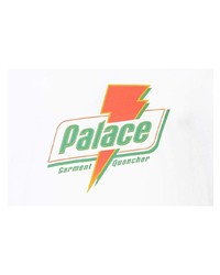 weißes bedrucktes T-Shirt mit einem Rundhalsausschnitt von Palace