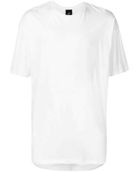 weißes bedrucktes T-Shirt mit einem Rundhalsausschnitt von Thom Krom