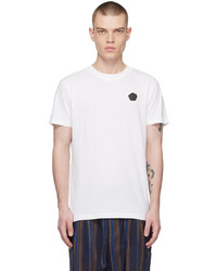weißes bedrucktes T-Shirt mit einem Rundhalsausschnitt von VIKTOR & ROLF MISTER MISTER