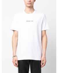 weißes bedrucktes T-Shirt mit einem Rundhalsausschnitt von Zadig & Voltaire