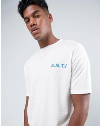 weißes bedrucktes T-shirt von Antioch