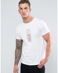 weißes bedrucktes T-shirt von Asos