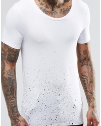weißes bedrucktes T-shirt von Asos