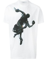weißes bedrucktes T-shirt von Givenchy