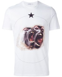 weißes bedrucktes T-shirt von Givenchy