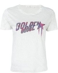 weißes bedrucktes T-shirt von Golden Goose Deluxe Brand