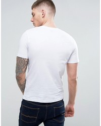 weißes bedrucktes T-shirt von Jack and Jones