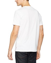 weißes bedrucktes T-shirt von Levi's