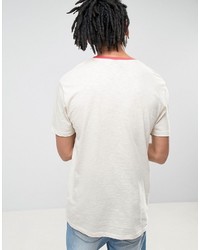 weißes bedrucktes T-shirt von Asos