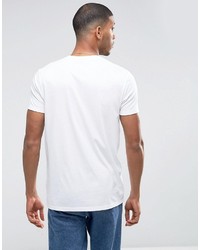 weißes bedrucktes T-shirt von Asos