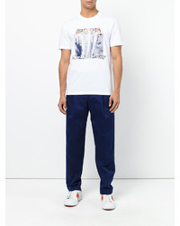 weißes bedrucktes T-shirt von Stella McCartney