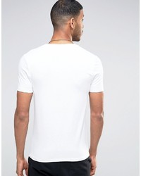 weißes bedrucktes T-shirt von Asos