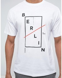 weißes bedrucktes T-shirt von Asos