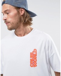 weißes bedrucktes T-shirt von Asos