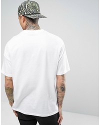 weißes bedrucktes T-shirt von Asos