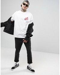 weißes bedrucktes T-shirt von Asos