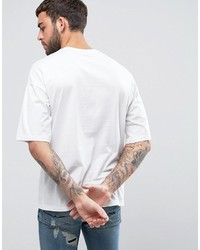 weißes bedrucktes T-shirt von Asos