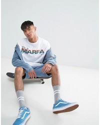 weißes bedrucktes T-shirt von Asos