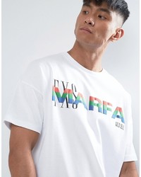 weißes bedrucktes T-shirt von Asos