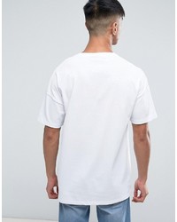 weißes bedrucktes T-shirt von Asos