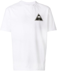 weißes bedrucktes T-shirt von Palm Angels