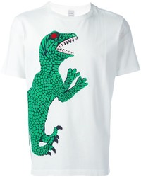 weißes bedrucktes T-shirt von Paul Smith