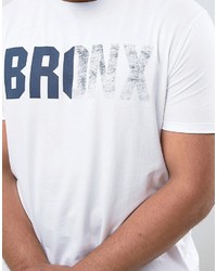 weißes bedrucktes T-shirt von Asos