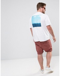 weißes bedrucktes T-shirt von Asos