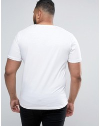 weißes bedrucktes T-shirt von Asos