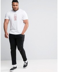 weißes bedrucktes T-shirt von Asos