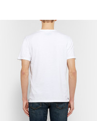 weißes bedrucktes T-shirt von rag & bone