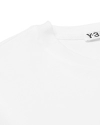 weißes bedrucktes T-shirt von Y-3