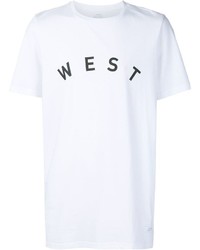 weißes bedrucktes T-shirt von Stampd