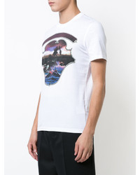 weißes bedrucktes T-shirt von Givenchy