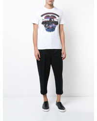 weißes bedrucktes T-shirt von Givenchy