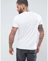 weißes bedrucktes T-shirt von Asos