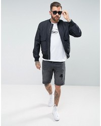 weißes bedrucktes T-shirt von Asos