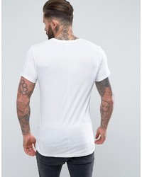 weißes bedrucktes T-shirt von Religion