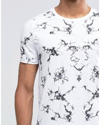 weißes bedrucktes T-shirt von Asos