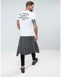 weißes bedrucktes T-shirt von Asos