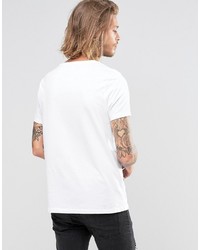 weißes bedrucktes T-shirt von Asos