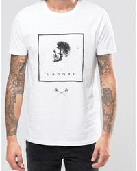 weißes bedrucktes T-shirt von Asos