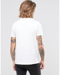 weißes bedrucktes T-shirt von Asos