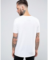 weißes bedrucktes T-shirt von Asos