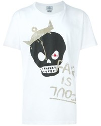 weißes bedrucktes T-shirt von Vivienne Westwood