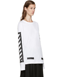 weißes bedrucktes T-shirt von Off-White