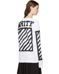 weißes bedrucktes T-shirt von Off-White