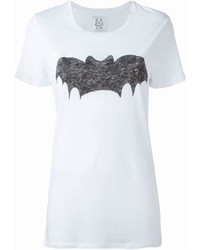 weißes bedrucktes T-shirt von Zoe Karssen